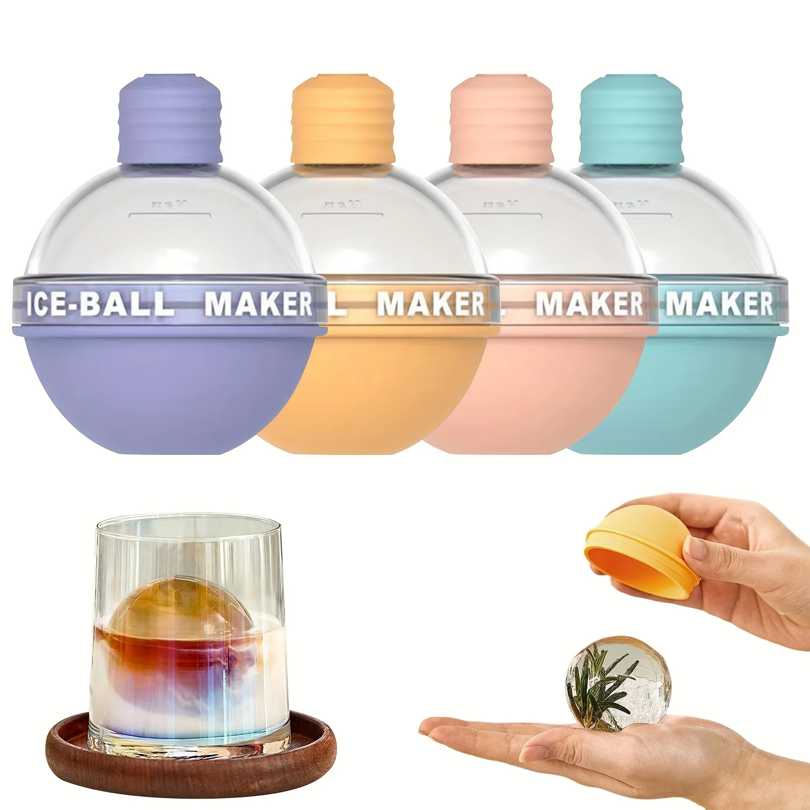 1/4 Pack Large Round Ice Maker - đánh giá và giá Ice Mold Sphere