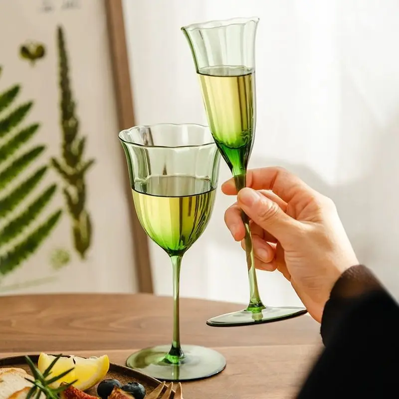 Nordic Retro Flower Crystal Wi - đánh giá và giá Home Bar Set