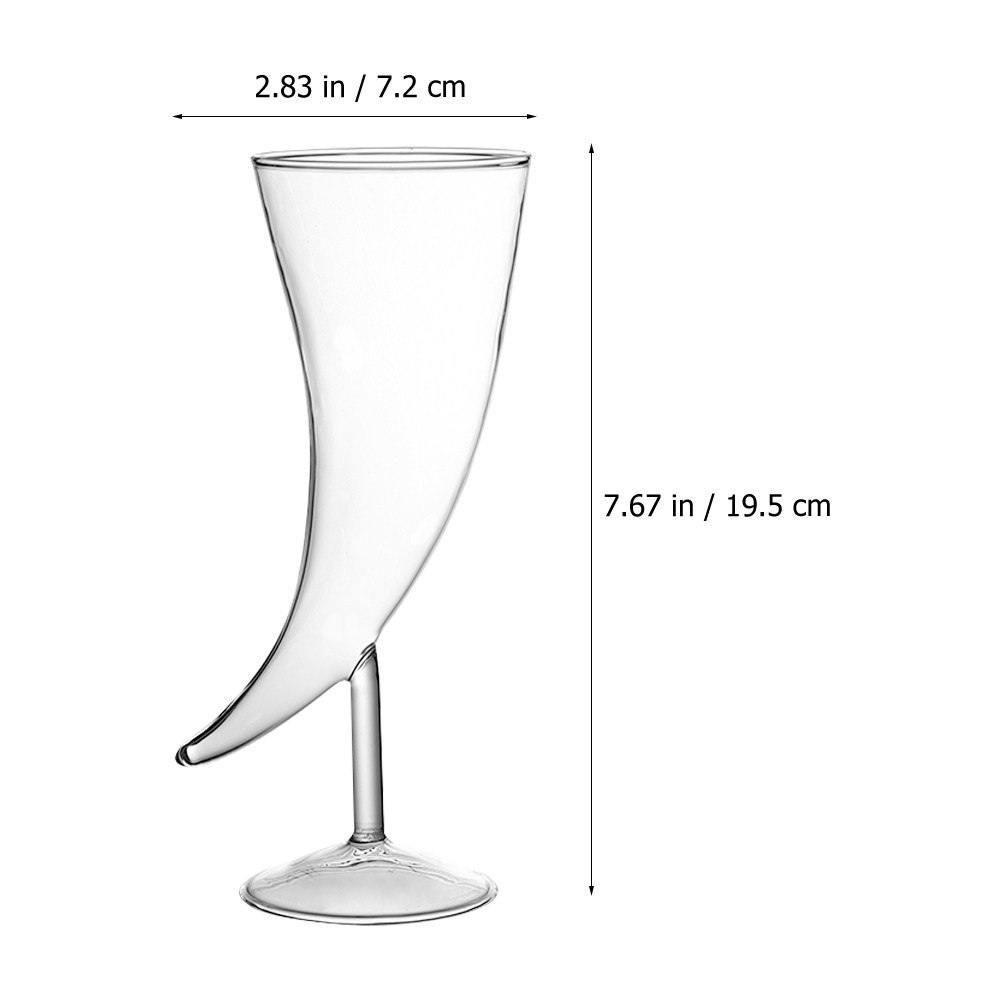 2Pcs Ox Horn Cocktail Glass Se - đánh giá và giá Home Bar Set